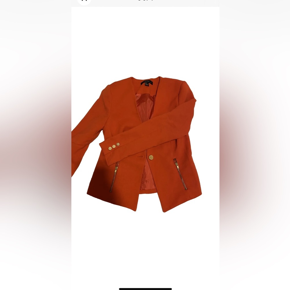 Forever 21 red blazer size Small
